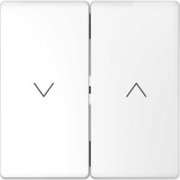 Клавиша-кнопка для жалюзи Merten D-Life белый лотос MTN3855-6035