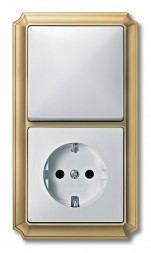 Рамка Merten Antik Золото 2 поста MTN483221