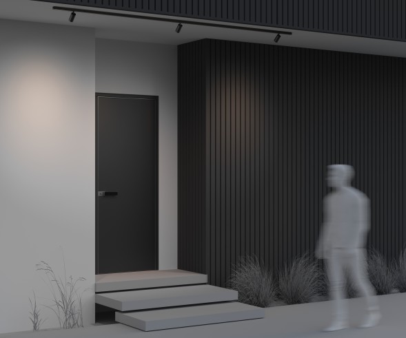 Уличный трековый светильник Outdoor O-TR02-1-S-8WB3K