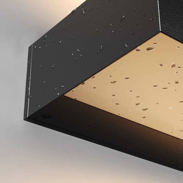 Уличный настенный светильник Outdoor O428WL-L20GF3K