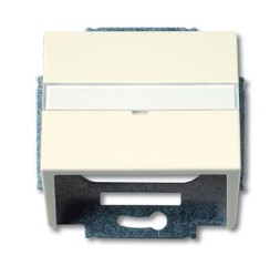 Плата центральная (корпус) ABB savanne/слоновая кость с суппортом для коммуникационных разъёмов и цоколей DCS от 1850 EB до 1876 EB 2CKA001724A2759 1758-82