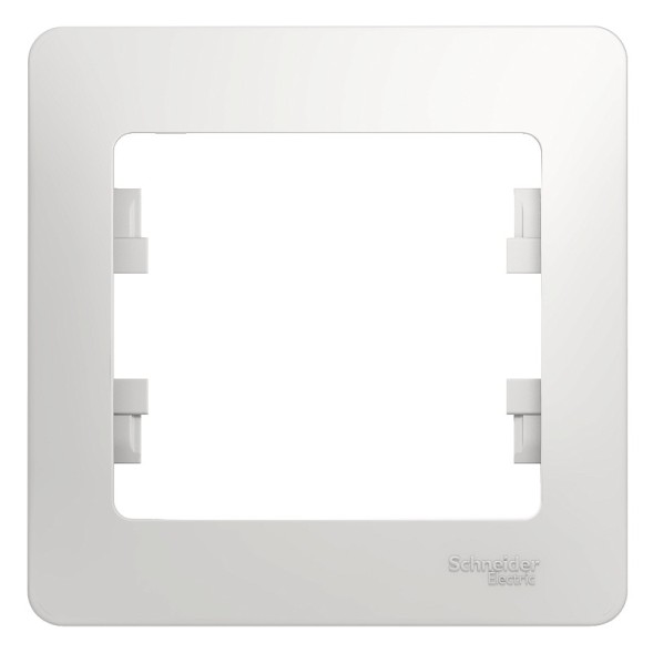 Рамка Schneider Electric Glossa Белый 1 пост GSL000101
