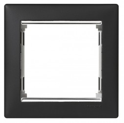 Рамка Legrand Valena Ноктюрн / Серебро 1 пост 770391