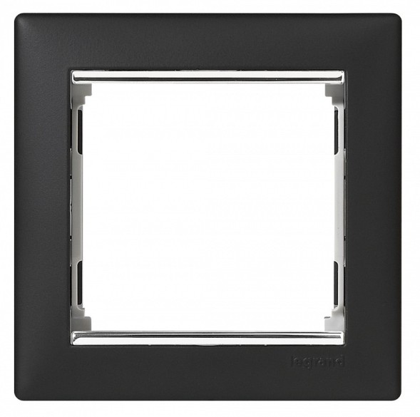 Рамка Legrand Valena Ноктюрн / Серебро 1 пост 770391