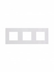 Рамка ABB Zenit Альпийский белый 3 поста 2CLA227300N1101 N2273 BL