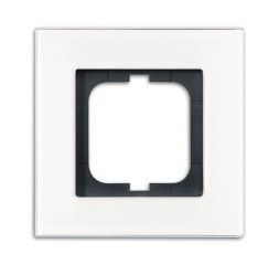 Рамка ABB Carat Белое стекло 1 пост 2CKA001754A4442 1721-811
