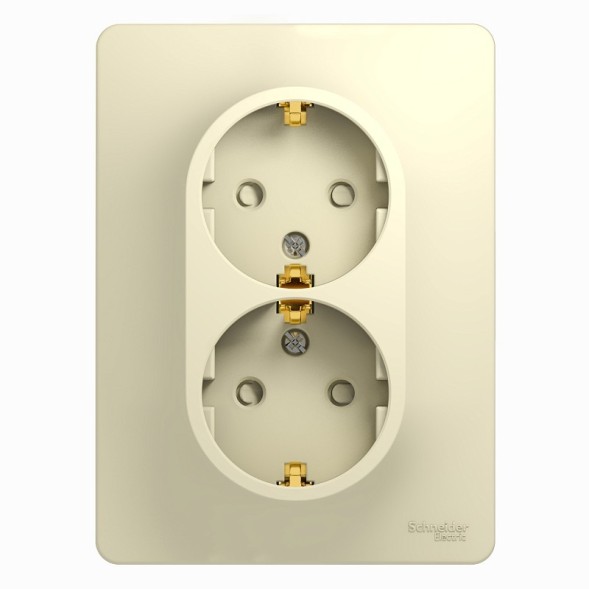 USB Розетка тип-C 65W высокоскор.заряд. QC, PD, механизм Schneider Electric Glossa Бежевый GSL000227