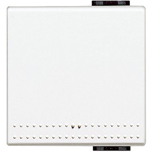Клавиша для кнопок Bticino Living Light Белый 2 модуля без подсветки N4915/2T
