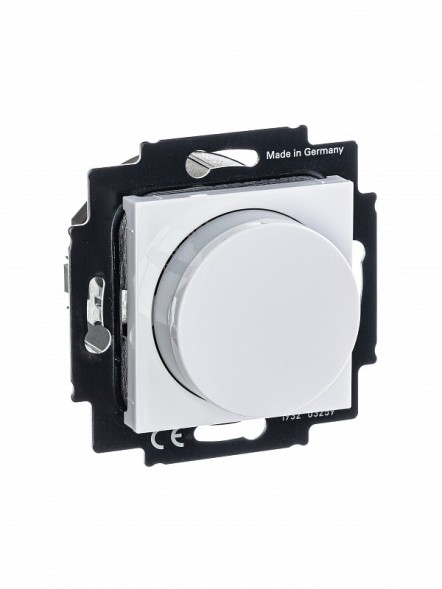 Светорегулятор ABB Levit белый / ледяной поворотно-нажимной 60-600 Вт R 2CHH942247A6001 3294H-A02247 01W