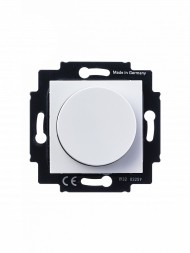 Светорегулятор ABB Levit белый / ледяной поворотно-нажимной 60-600 Вт R 2CHH942247A6001 3294H-A02247 01W