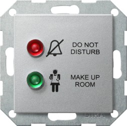 Информационная накладка для отелей Gira Event Алюминий 029726