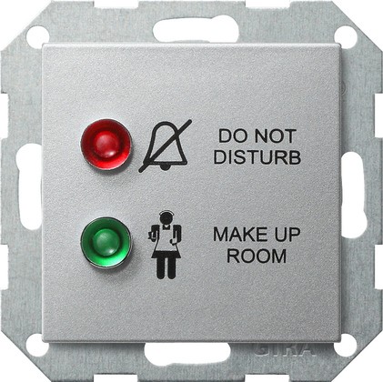 Информационная накладка для отелей Gira Event Алюминий 029726