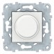 Светорегулятор LED Schneider Electric Unica Studio Белый Wiser поворотно-нажимной, универсальный 7-200Вт NU551618