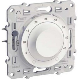 Термостат для теплого пола Schneider Electric Odace белый 10 А, 230 В S52R507