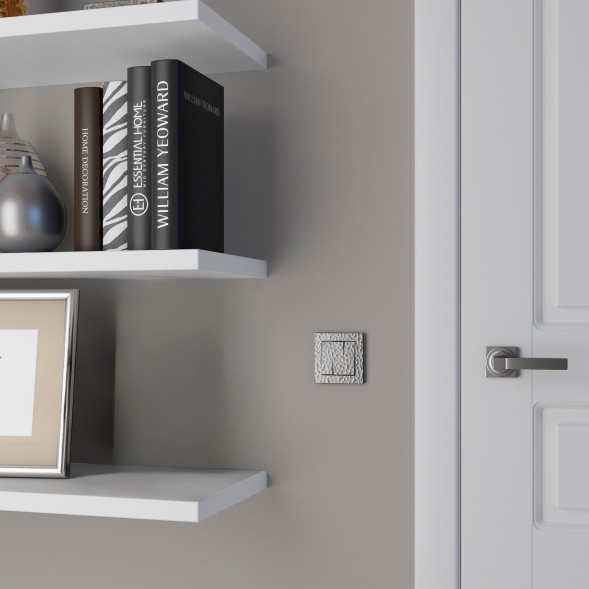 Набор клавиш для выключателя трехклавишного (Hammaer серебряный) W1239006