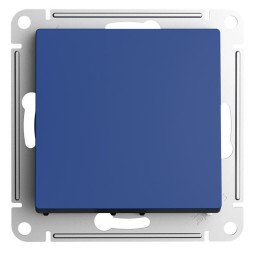 1-клавишный ВЫКЛЮЧАТЕЛЬ КНОПОЧНЫЙ, механизм, быстрозажим. клем., АКВАМАРИН Schneider Electric Art Gallery GAL001115S