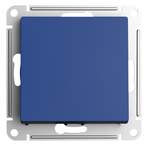 1-клавишный ВЫКЛЮЧАТЕЛЬ КНОПОЧНЫЙ, механизм, быстрозажим. клем., АКВАМАРИН Schneider Electric Art Gallery GAL001115S