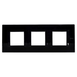Рамка Bticino Axolute Квадрат Nighter 2+2+2 модуля HA4802M3HVNB