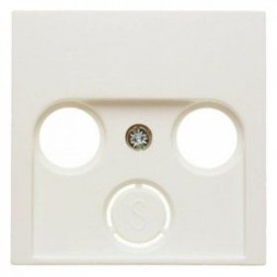 Центральная панель Berker R.1 белый, с блеском для антенной розетки 2 и 3 отверстия 12038982