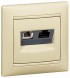Розетка компьютерная Legrand Valena Слоновая кость (RJ45) 1-ая 6 кат UTP + ТЛФ 1-ая (RJ11) 774180
