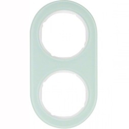 Рамка Berker R.Classic Полярная белизна, стекло 2 поста 10122009