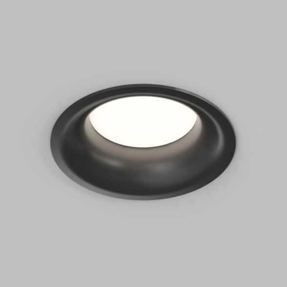 Точечный встраиваемый светильник INER DK2150-BK