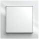 Рамка ABB Axcent Белое стекло 1 пост 2CKA001754A4437 1721-280