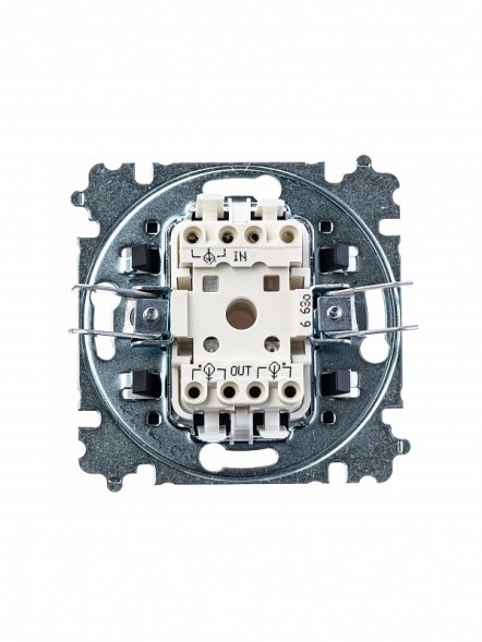 Переключатель ABB Levit белый / ледяной одноклавишный 2CHH590645A6001 3559H-A06445 01W