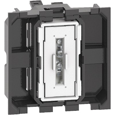 Выключатель Bticino Living Now 10А автоматические клеммы 2 модуля K4001M2A