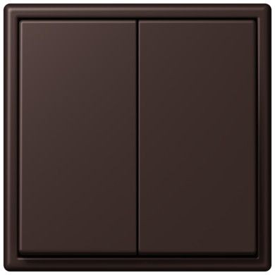 Клавиша Jung Les Couleurs® Le Corbusier terre d‘ombre brulee 59 для двухклавишного выключателя LC9954320J