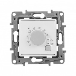 Термостат Legrand Etika белый с внешним датчиком для тёплых полов 672230