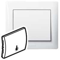 Клавиша Legrand Galea Life простая с пиктограммой &quot;Лампа&quot; 777044