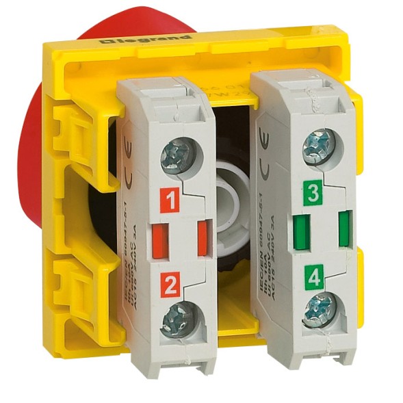 Кнопка Legrand Mosaic аварийного отключения с ключом 076601