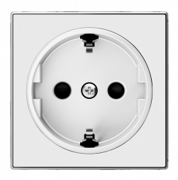 Накладка ABB Sky белый для розеток 2Р+Е SCHUKO 2CLA858800A1101 8588 BL