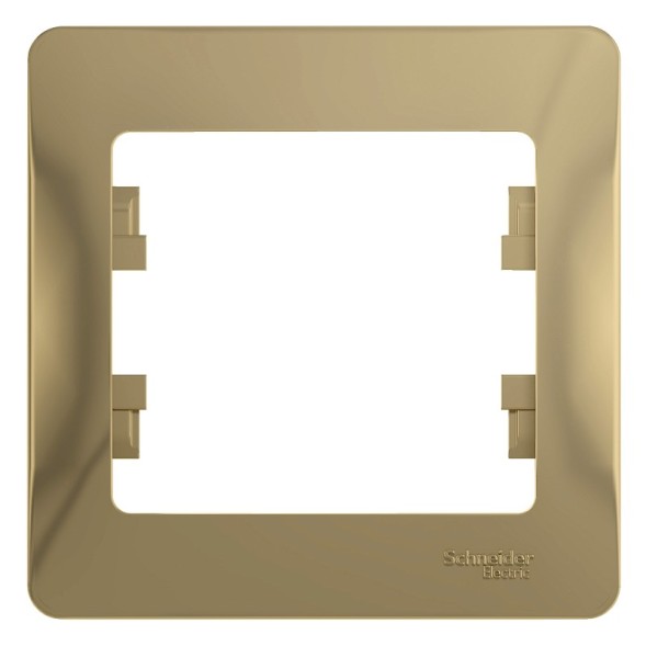 Рамка Schneider Electric Glossa Титан 1 пост GSL000401