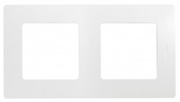Рамка Legrand Etika Белый 2-постовая 672502