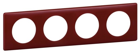 Рамка Legrand Celiane Классика перкаль бордо 3 поста 066754