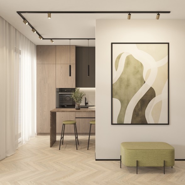 Трековый светильник Denkirs DK6201-BG