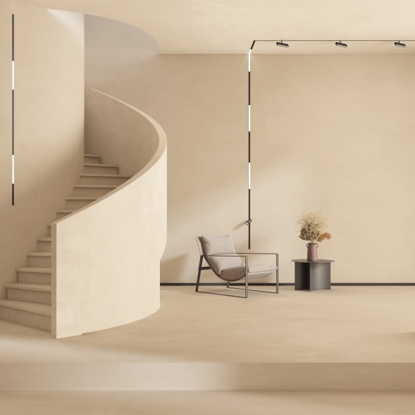 Угловой трековый светильник SMART LINEAR DK8015-BK