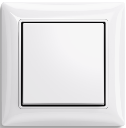 Рамка ABB с декоративной накладкой Basic 55 Альпийский белый 1 пост 2CKA001725A1479 2511-94-507