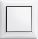 Рамка ABB с декоративной накладкой Basic 55 Альпийский белый 1 пост 2CKA001725A1479 2511-94-507