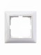 Рамка ABB с декоративной накладкой Basic 55 Альпийский белый 1 пост 2CKA001725A1479 2511-94-507