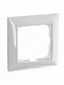Рамка ABB с декоративной накладкой Basic 55 Альпийский белый 1 пост 2CKA001725A1479 2511-94-507