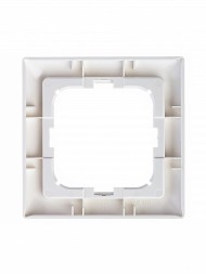 Рамка ABB с декоративной накладкой Basic 55 Альпийский белый 1 пост 2CKA001725A1479 2511-94-507