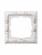 Рамка ABB с декоративной накладкой Basic 55 Альпийский белый 1 пост 2CKA001725A1479 2511-94-507