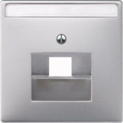 Центральная плата Merten Artec алюминий для механизмов RJ45x1 MTN291860