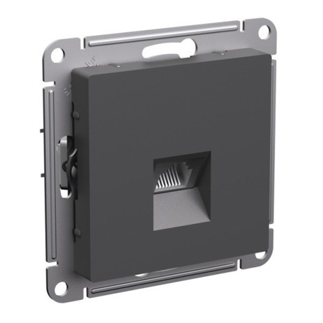 ATN001486 Atlasdesign РОЗЕТКА компьютерная RJ45, кат. 6A, механизм, БАЗАЛЬТ Schneider Electric