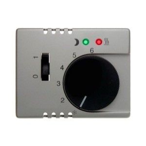 Центральная панель Berker R.1 Berker Arsys стальной лак с регулирующей кнопкой клавишей и линзами 16729004