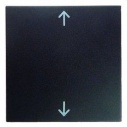 Перекидной выключатель Berker B.7 антрацит, матовый с оттиском Стрелки 16201616