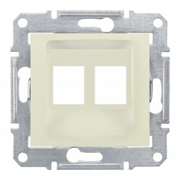 Адаптер Schneider Electric Sedna бежевый для коннекторов амр двойной SDN4400647